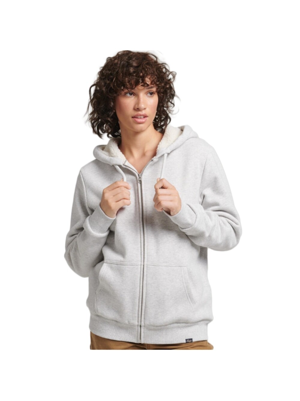 

Шерстяная толстовка Superdry, серый