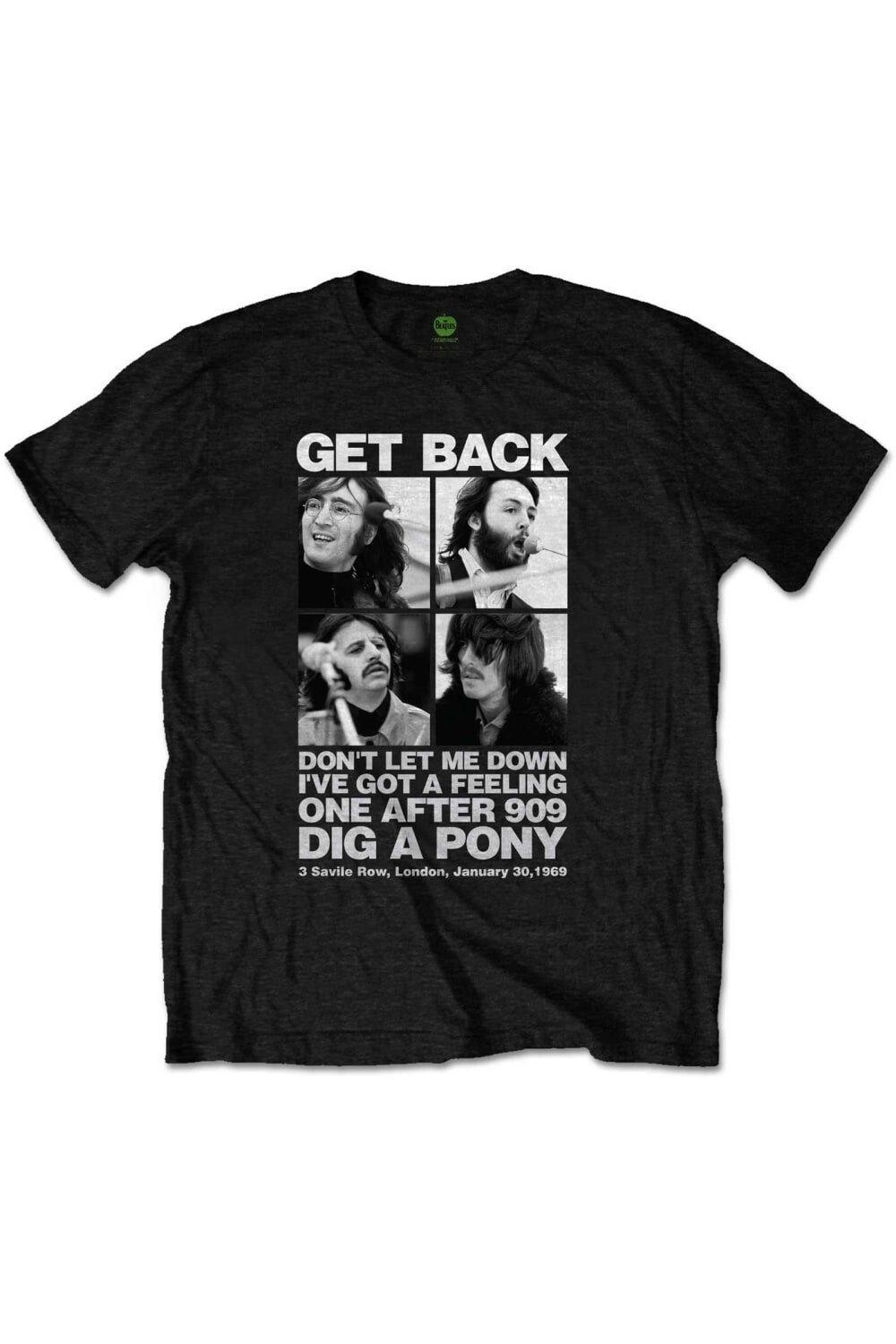 

Хлопковая футболка 3 Savile Row The Beatles, черный