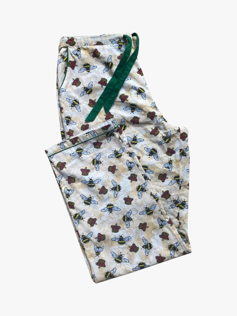 

Хлопковые пижамные штаны Lola + Blake, цвет Royal Bee