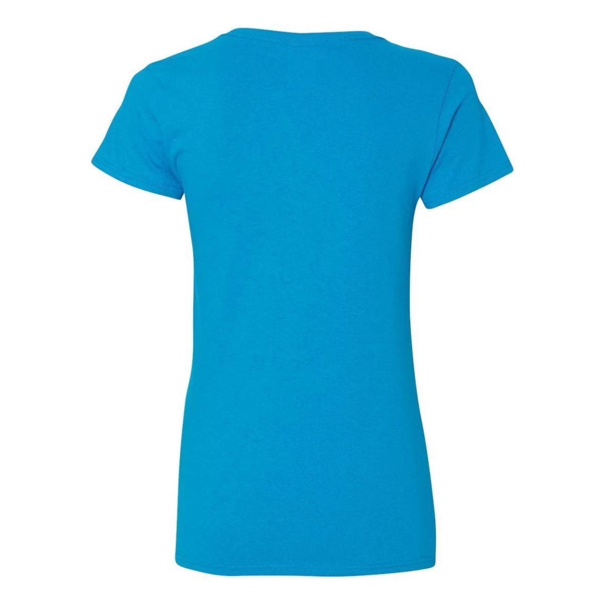 Женская футболка Gildan из плотного хлопка с v-образным вырезом Gildan