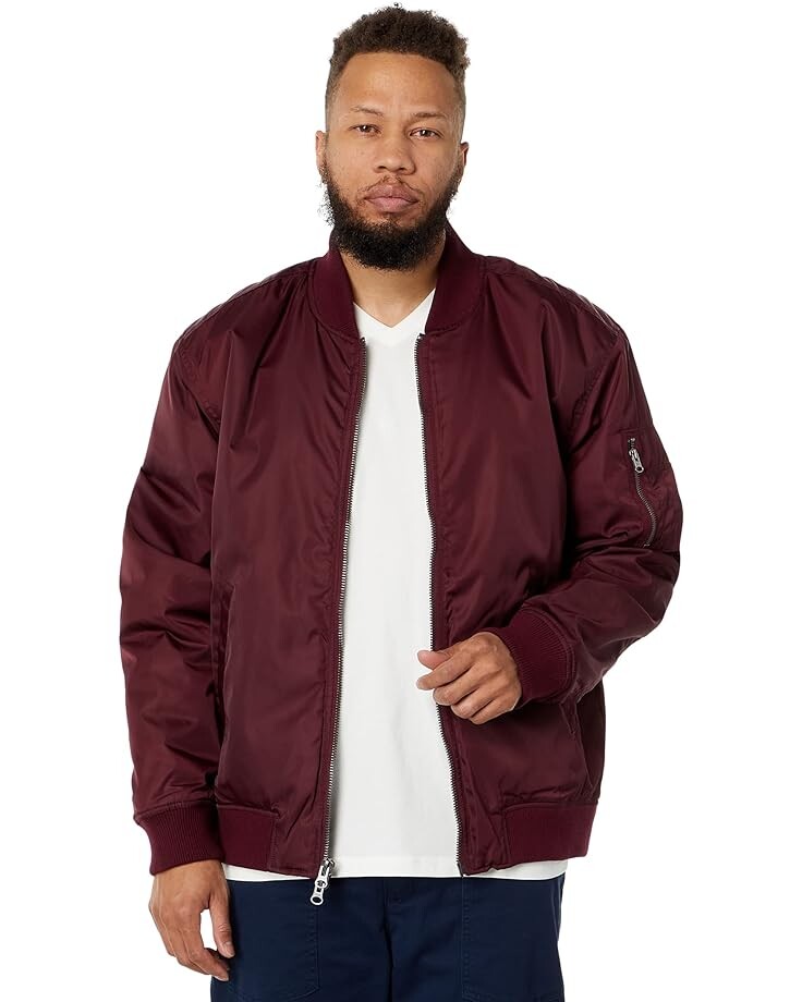 

Куртка LABEL Go-To Bomber, бордовый