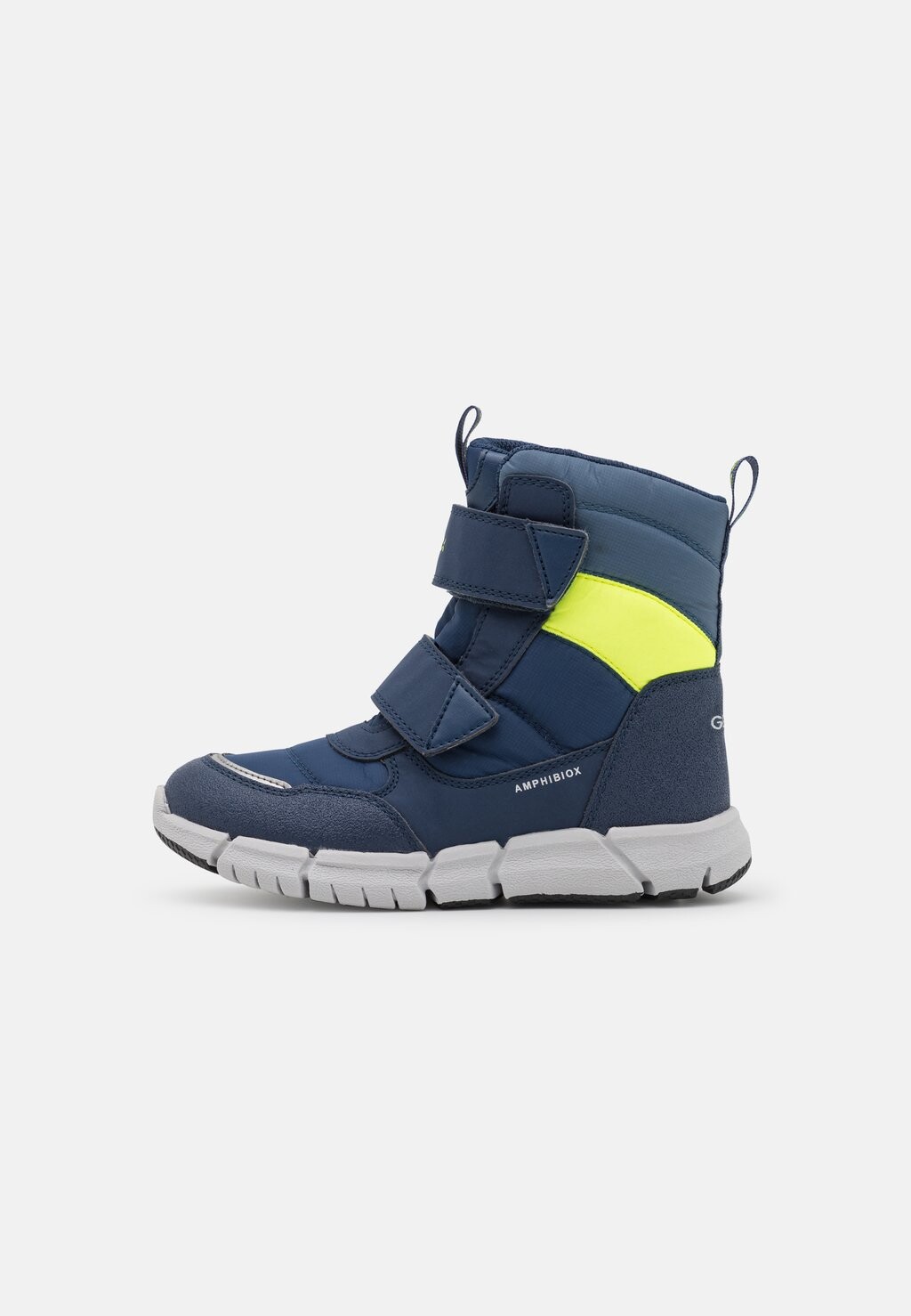 

Зимние ботинки J FLEXYPER Geox, цвет navy/fluo yellow