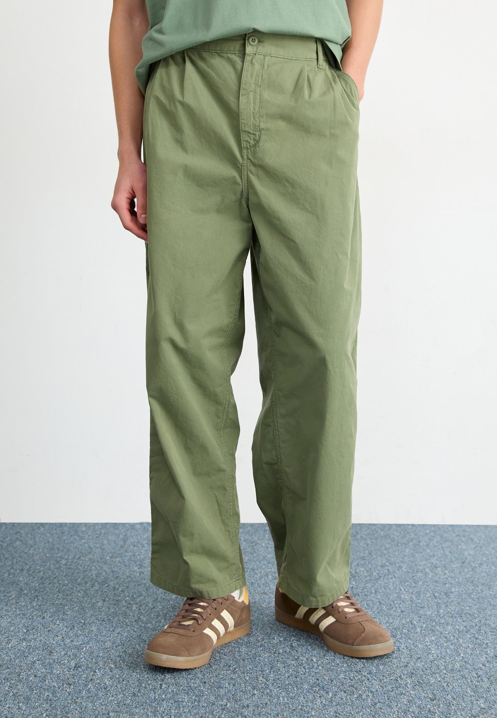 Брюки COLSTON PANT Carhartt WIP, цвет dollar green garment dyed шорты john carhartt wip цвет sable garment dyed