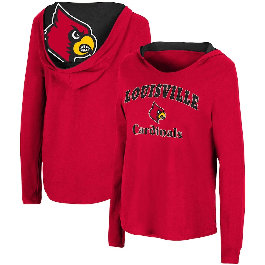 

Футболка с длинным рукавом Colosseum Louisville Cardinals, красный