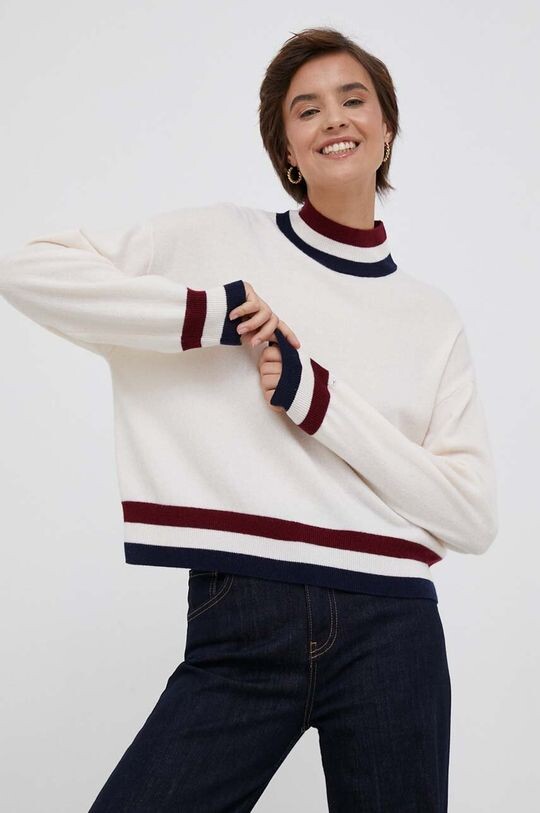 

Шерстяной свитер Tommy Hilfiger, бежевый