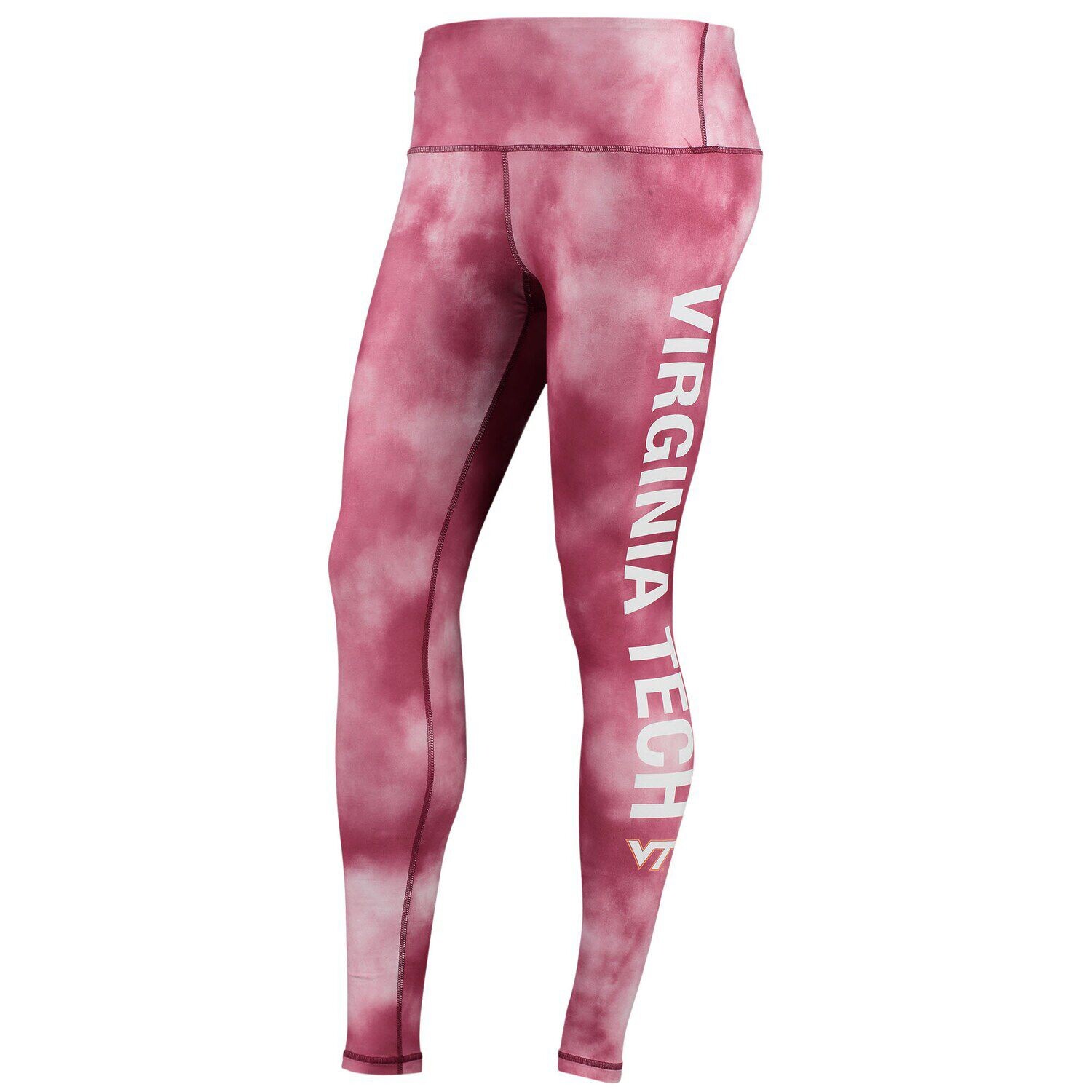

Женские леггинсы ZooZatz Maroon Virginia Tech Hokies Cloud Dye Mist