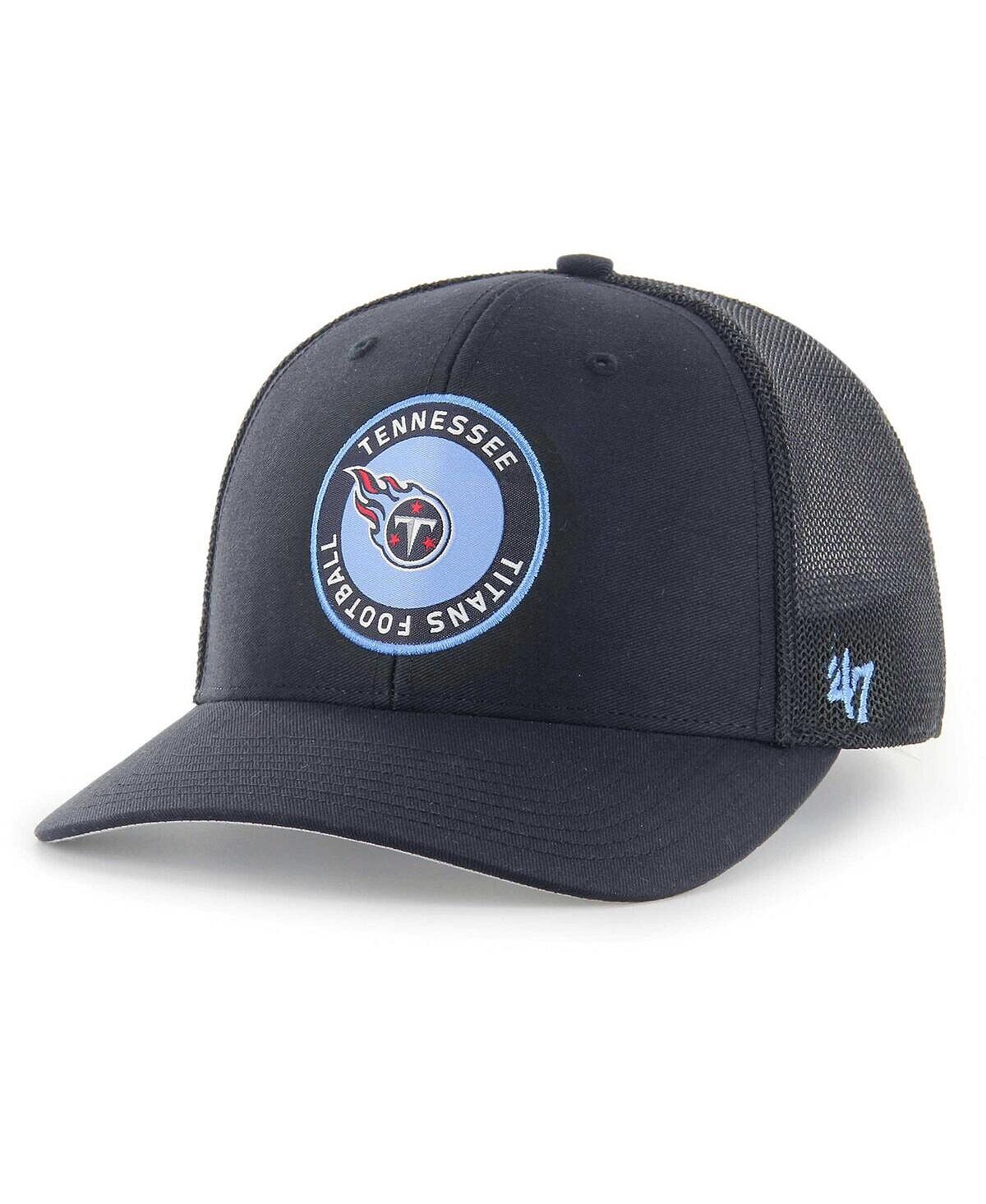 

Мужская темно-синяя бейсболка Tennessee Titans представляет гибкую кепку '47 Brand