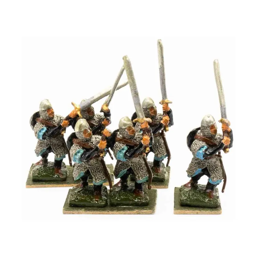 

Мужчины с длинным мечом и кольчугой, коллекция № 1, Medieval - Loose Miniatures (25mm) (Heritage Models)