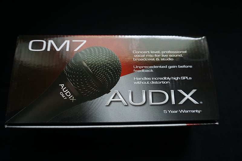 Динамический вокальный микрофон Audix OM7 Handheld Hypercardioid Dynamic Vocal Microphone микрофон audix om7