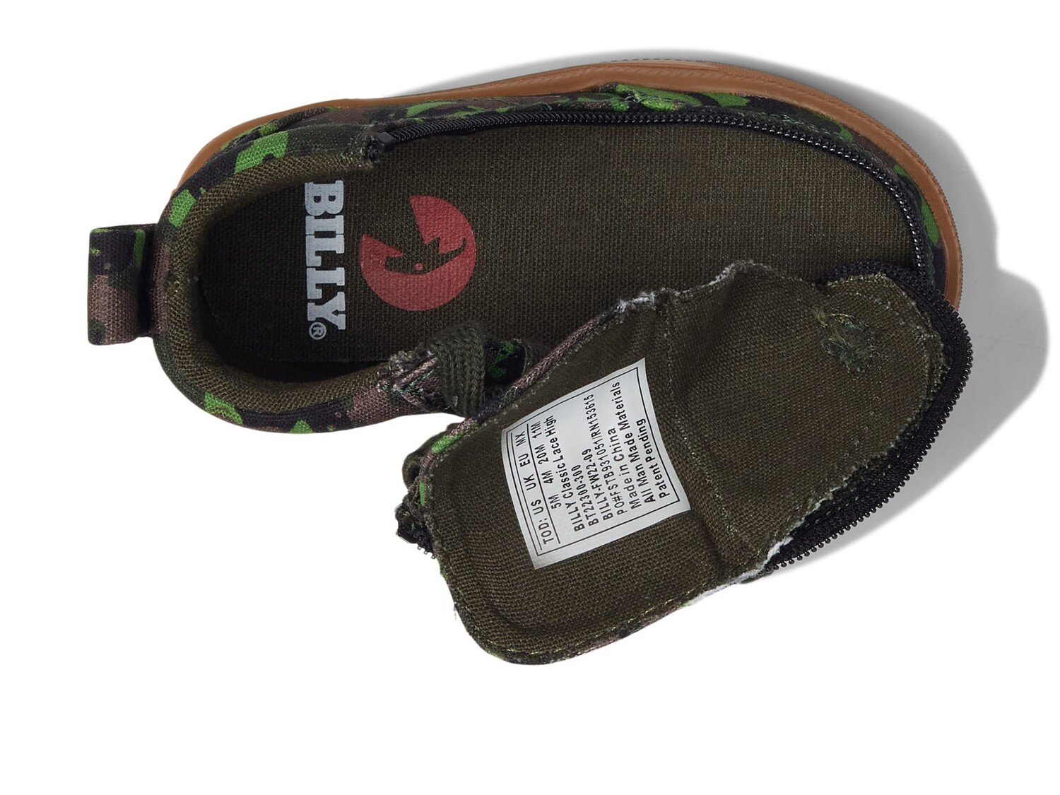 

Кроссовки BILLY Footwear Kids Classic Lace High (Toddler)