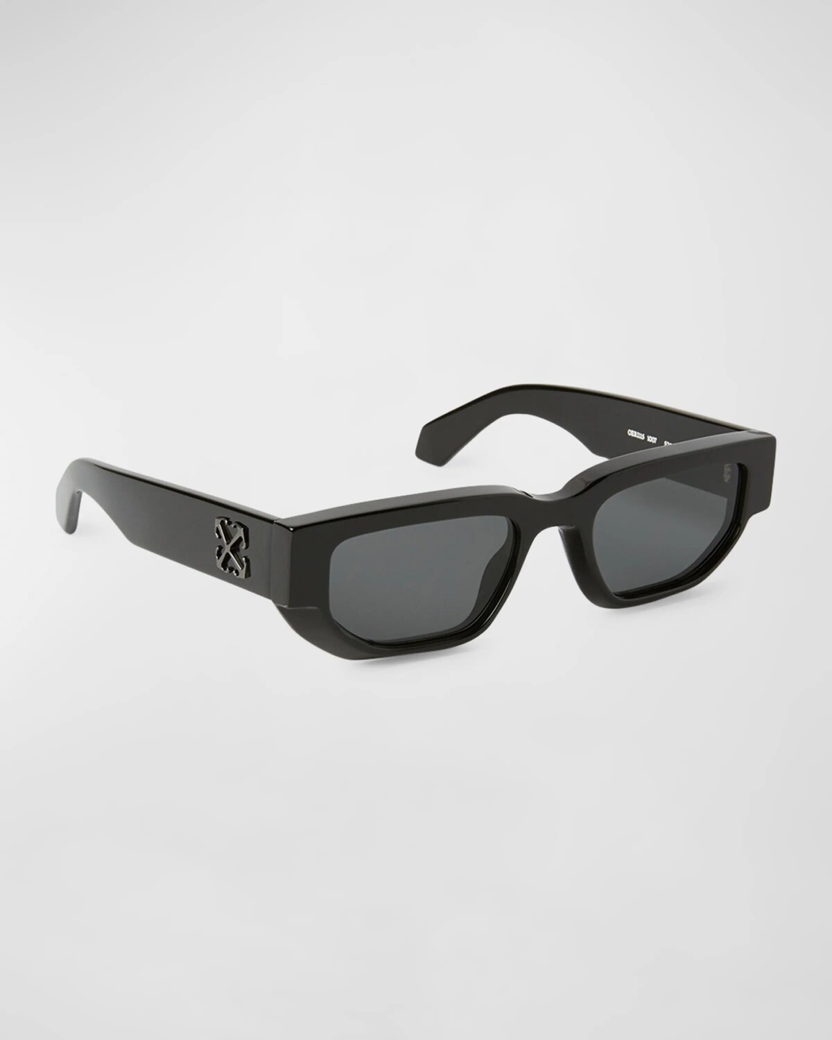 

Солнцезащитные очки «кошачий глаз» Greeley из ацетата Off-White, цвет Black Dark Grey