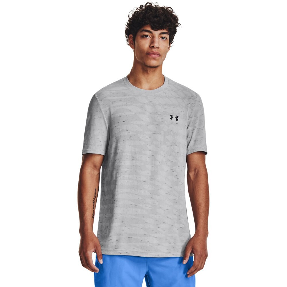 

Бесшовная футболка с коротким рукавом Under Armour Ripple, серый
