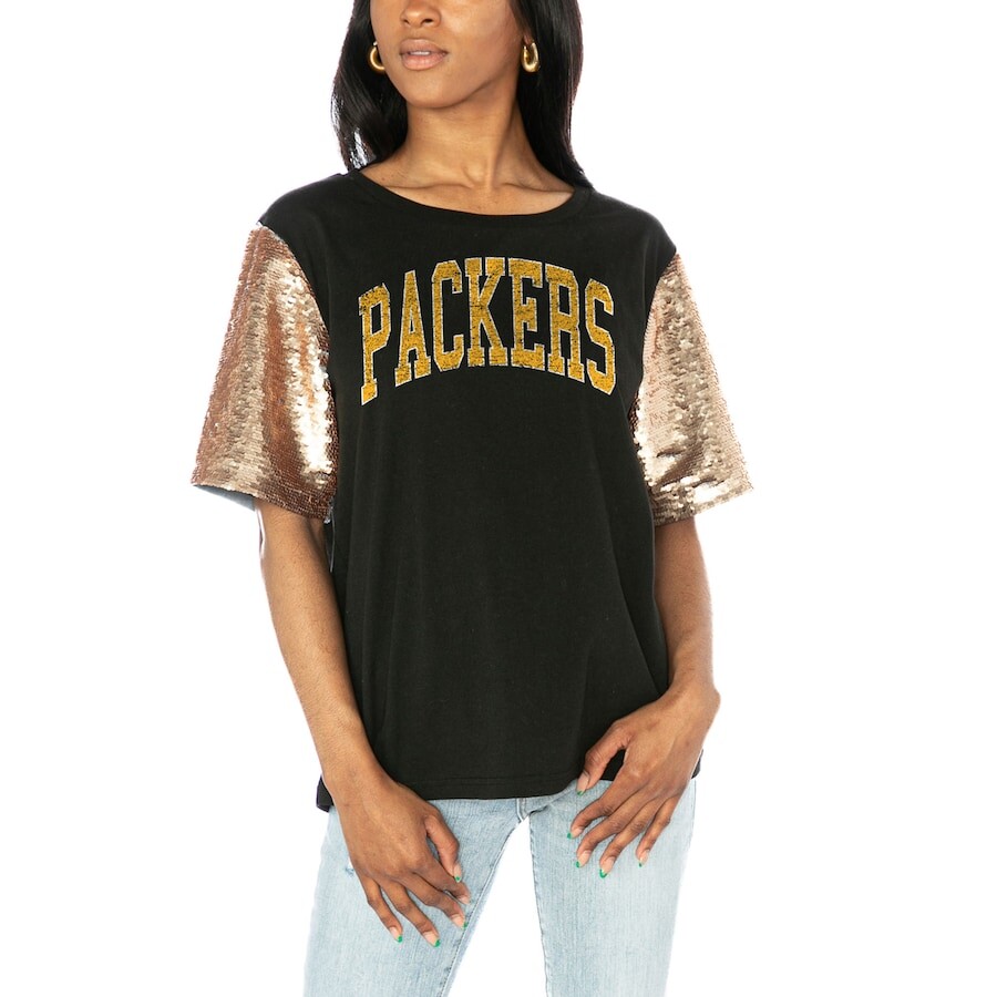 

Футболка с коротким рукавом Gameday Couture Green Bay Packers, черный