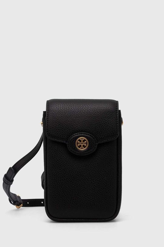 

Кожаный чехол для телефона Tory Burch, черный