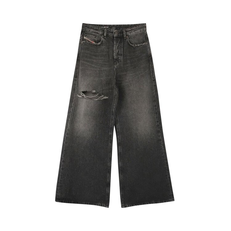 

Джинсы Diesel 1996 D-Sire Mid Rise Wide Leg Jeans, черный