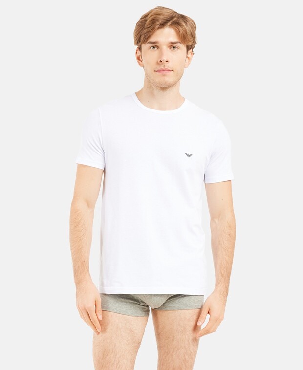 

Футболки, упаковка 2 шт. Emporio Armani, белый