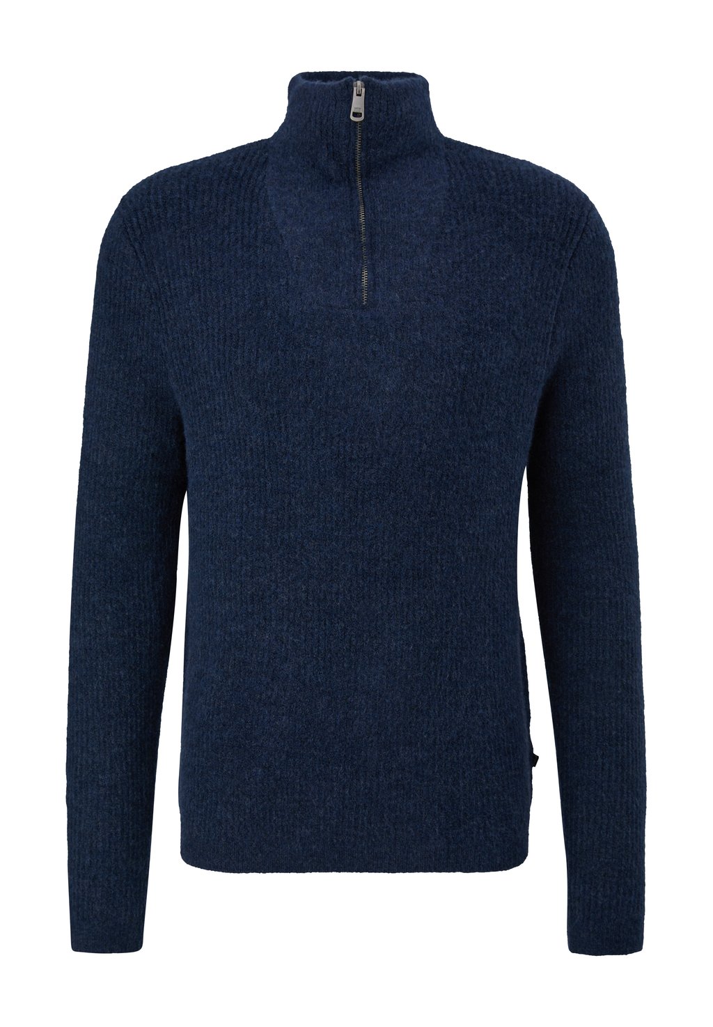 Вязаный свитер MIT REISSVERSCHLUSS QS, цвет tiefblau