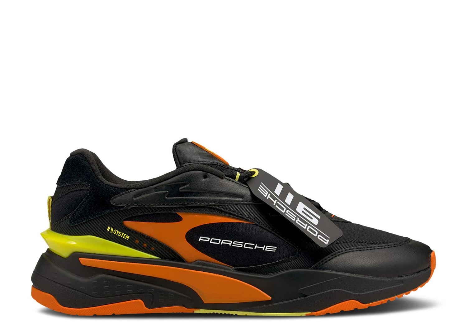 

Кроссовки Puma Porsche Legacy X Rs-Fast 'Black Carrot', черный