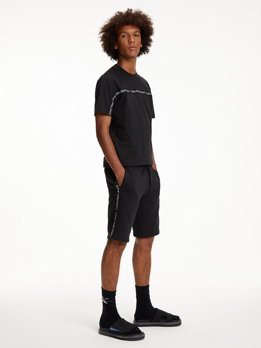 

Шорты с логотипом Calvin Klein, цвет CK Black