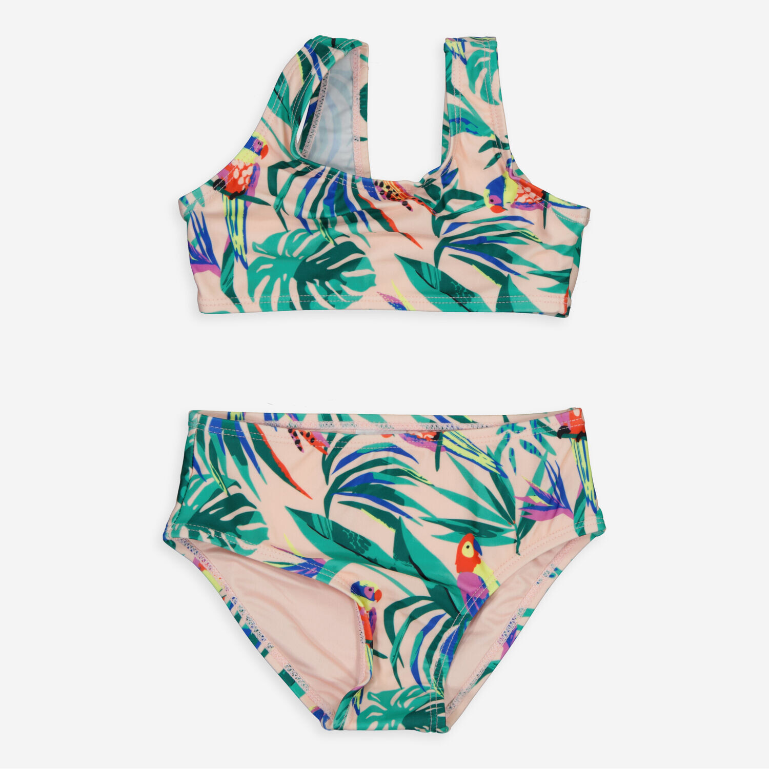 

Разноцветный комплект бикини с тропическим узором Soli Swim