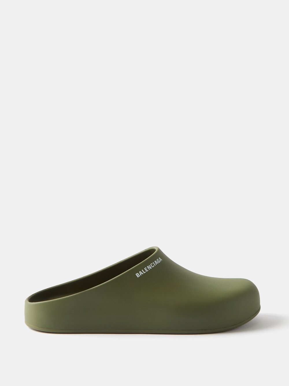 

Резиновые сабо с логотипом Balenciaga, зеленый