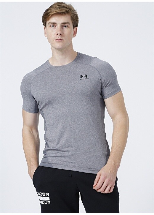 

Серая мужская футболка с круглым вырезом Under Armour, Серый
