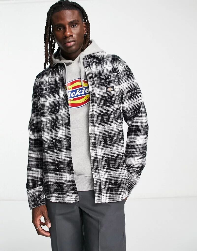 

Черная рубашка с длинными рукавами Dickies Evansville