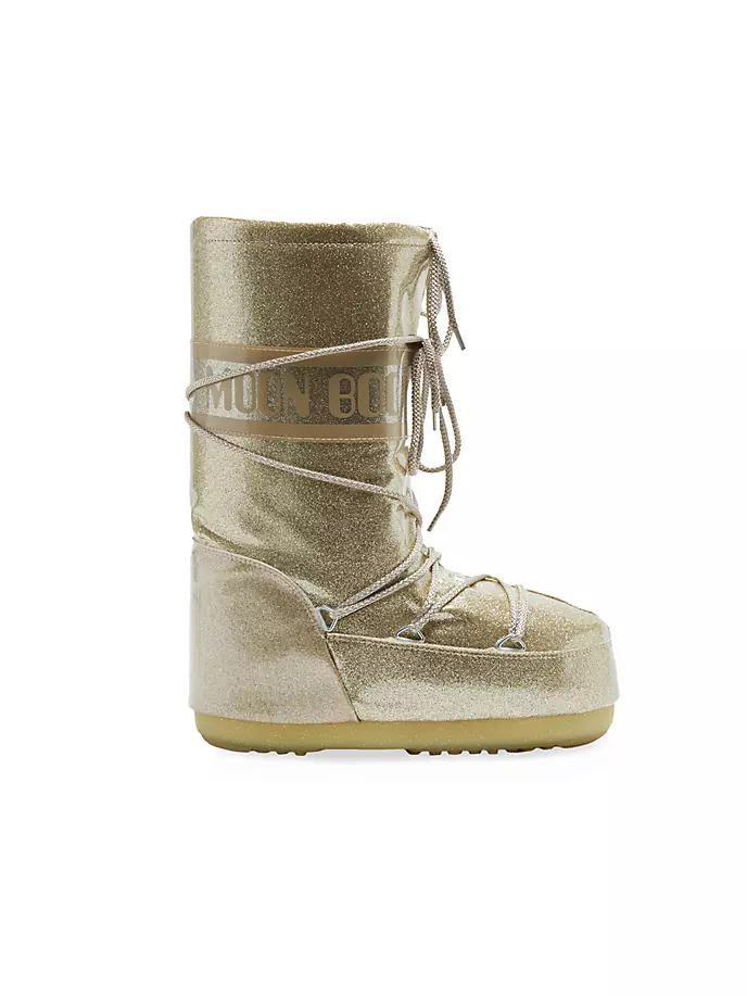

Ботинки Girl's Icon с блестками Moon Moon Boot, золото