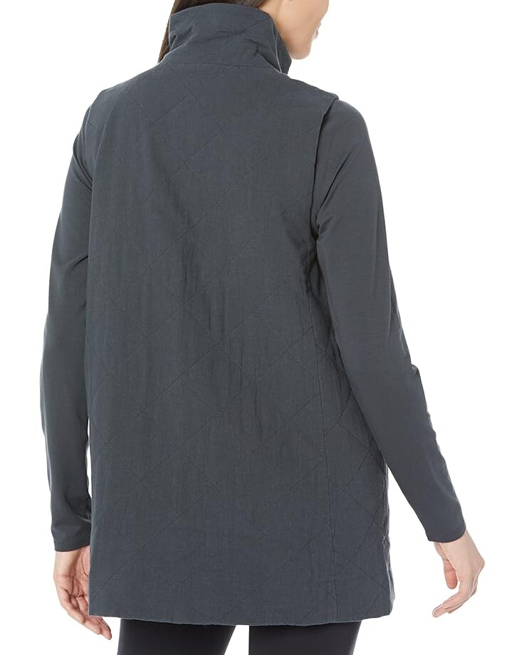 

Куртка Eileen Fisher Stand Collar Jacket, графитовый