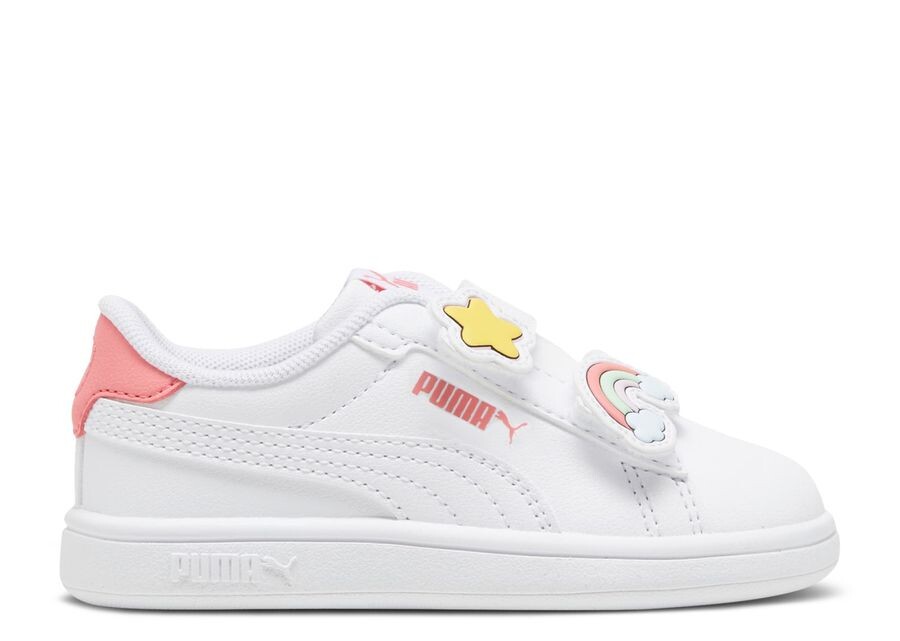 

Кроссовки Puma Smash 3.0 V Infant, цвет Badges White Passionfruit