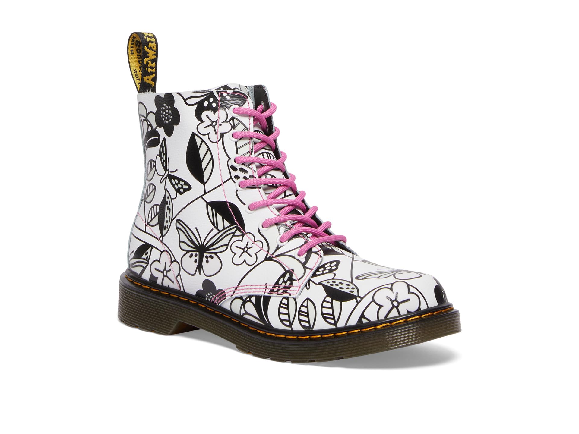 

Ботинки Dr. Martens Kid's Collection 1460 Pascal (Big Kid), белый