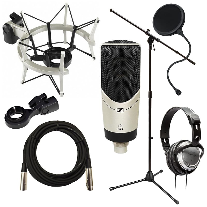 Комплект микрофонов Sennheiser MK4 Cardioid Condenser аксессуары для микрофонов sennheiser mzw 1