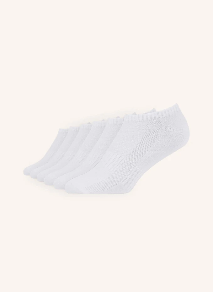 Бамбуковые носки-кроссовки Snocks, белый