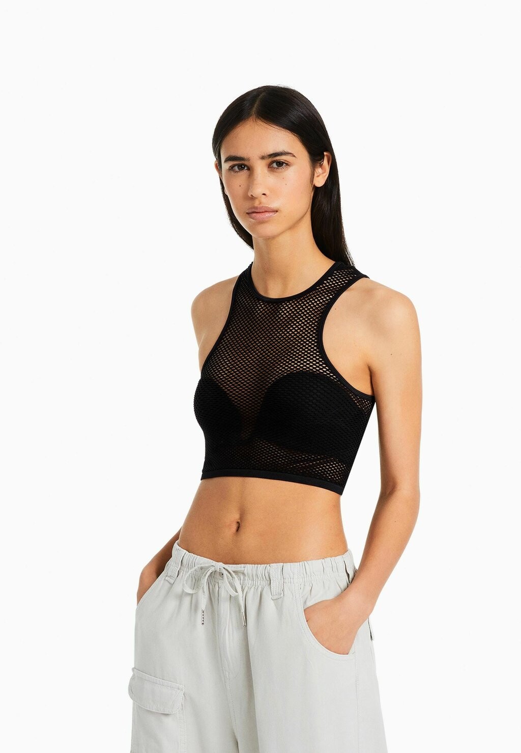 

Топ Bershka, черный