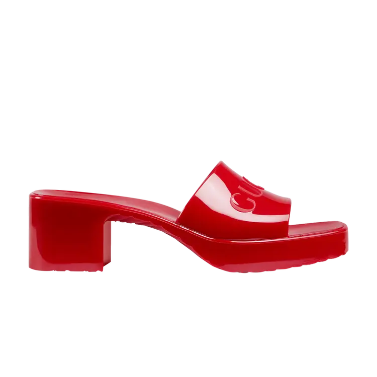 

Кроссовки Gucci Wmns 60mm Slide Sandal, красный