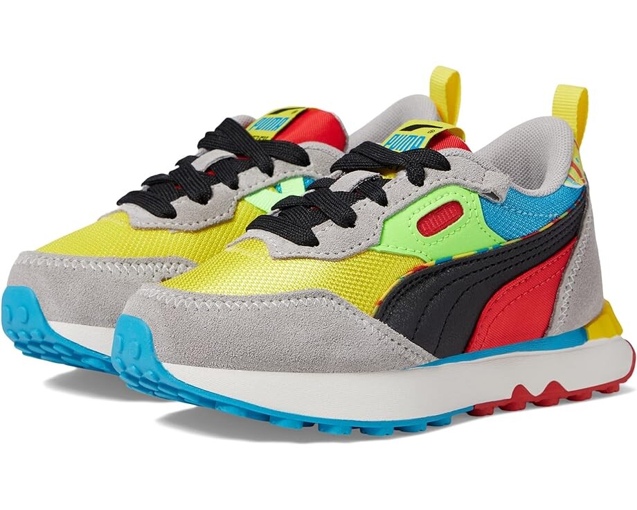 

Кроссовки Puma Rider Future Vintage Charcoal & Paint, цвет Speed Yellow/Puma Black