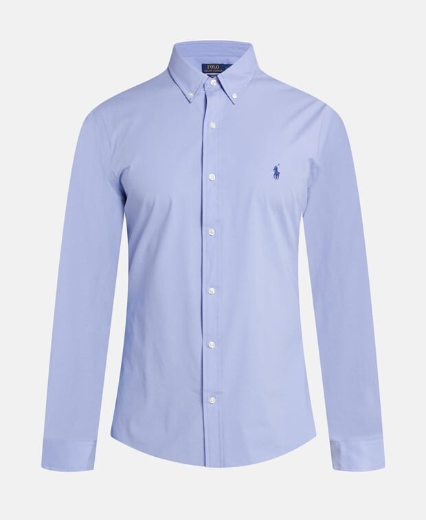 

Рубашка с длинными рукавами – облегающий крой Polo Ralph Lauren, королевский синий
