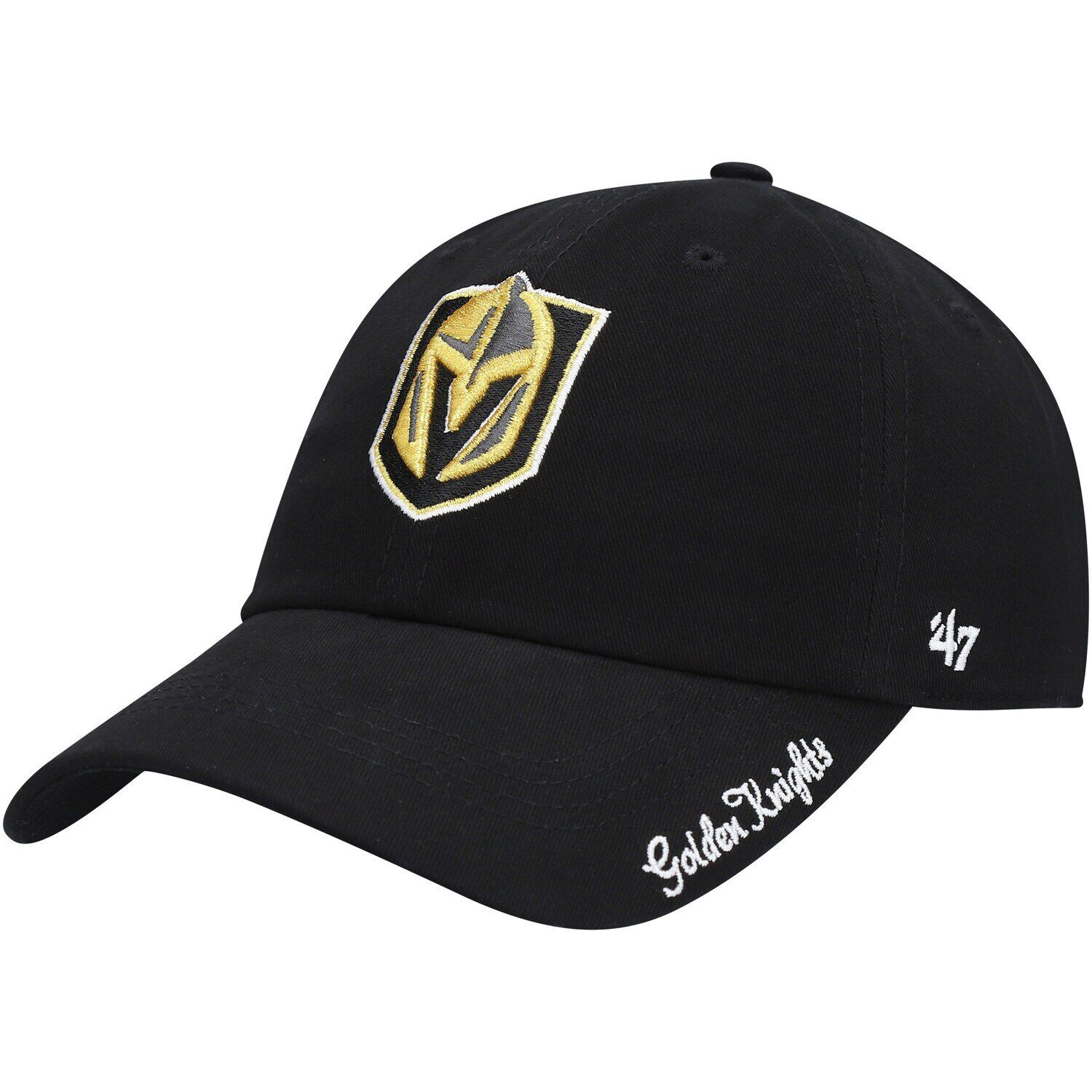 

Женская регулируемая кепка Black Vegas Golden Knights Team Miata '47 Black Up