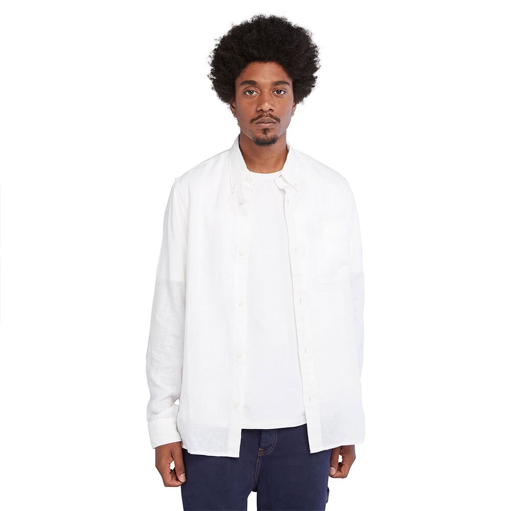 

Рубашка Timberland Linen Pocket, белый