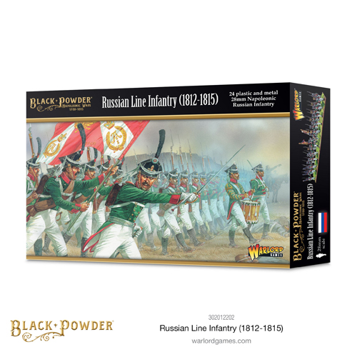 Фигурки Russian Line Infantry (1812-1815) Warlord Games фигурки prussian landwehr regiment 1813 1815 warlord games