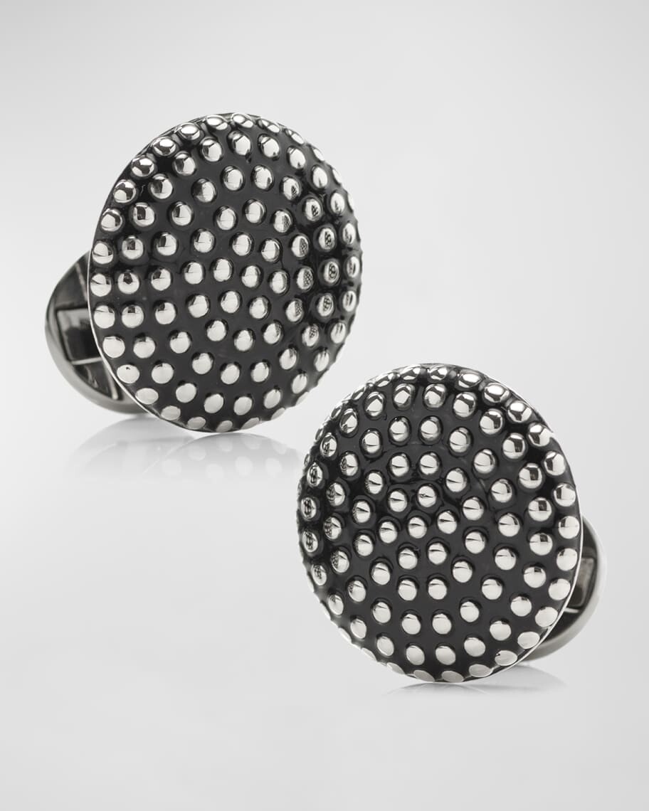 

Мужские запонки с текстурой в горошек Cufflinks Inc.