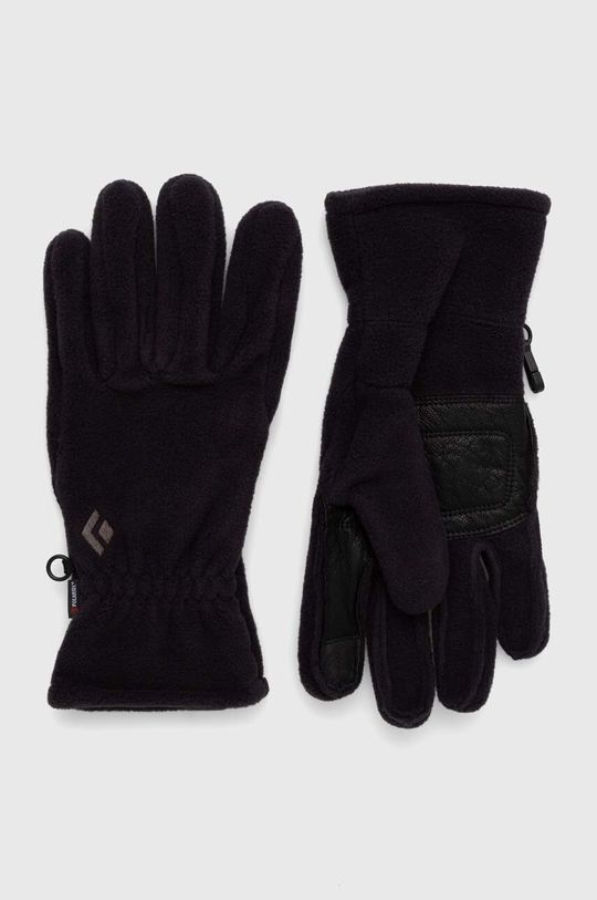 Флисовые перчатки средней плотности Black Diamond, черный цена и фото