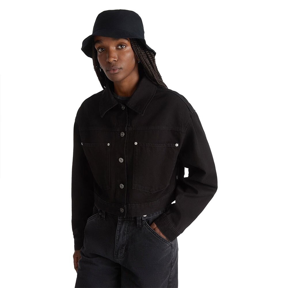 

Куртка Vans Raynes Crop Trucker, черный