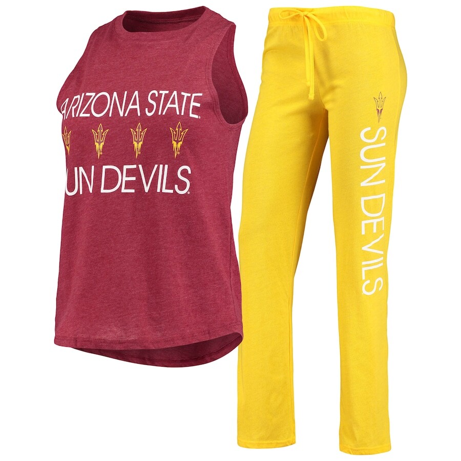 

Пижамный комплект Concepts Sport Arizona State Sun Devils, бордовый