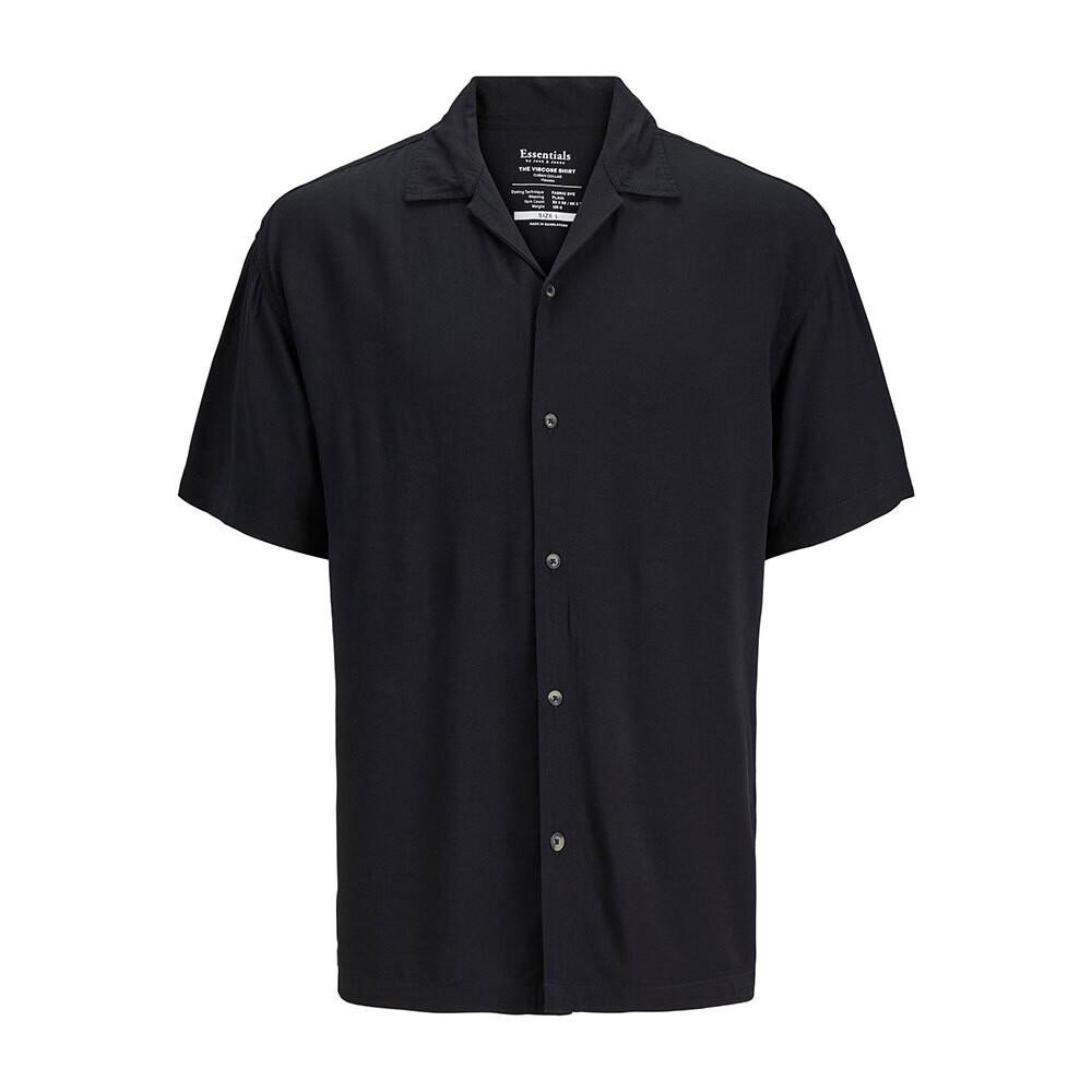 

Рубашка с коротким рукавом Jack & Jones Ejeff Solid Resort, черный