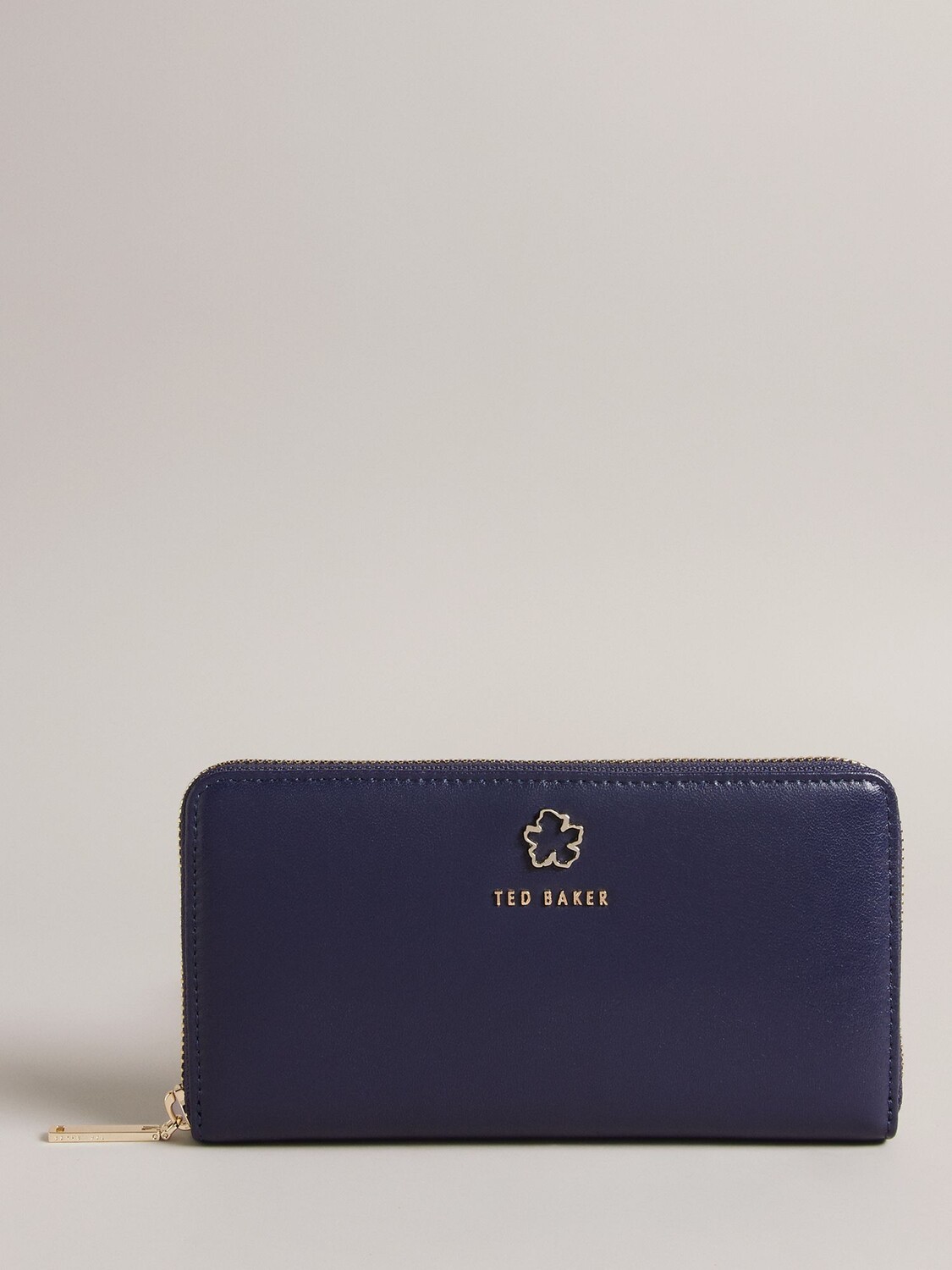 

Кожаный кошелек на молнии Ted Baker Jorjana, темно-синий
