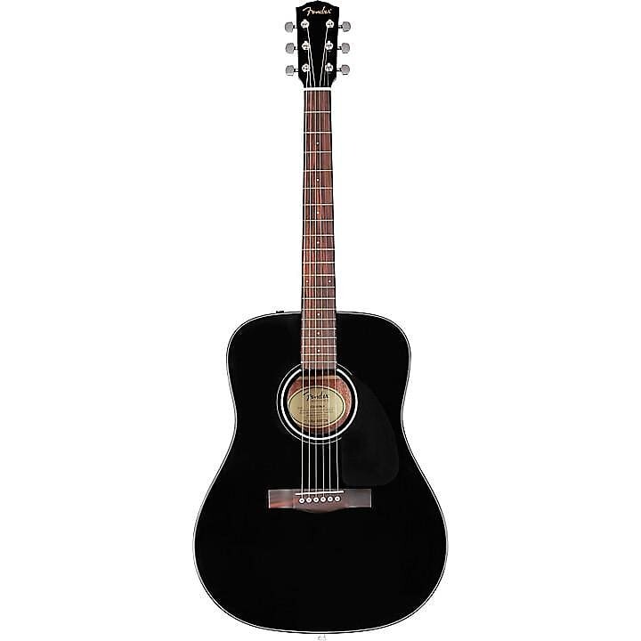 

Акустическая гитара Fender CD-60 Dreadnought V3 Acoustic Guitar Black W/ Case