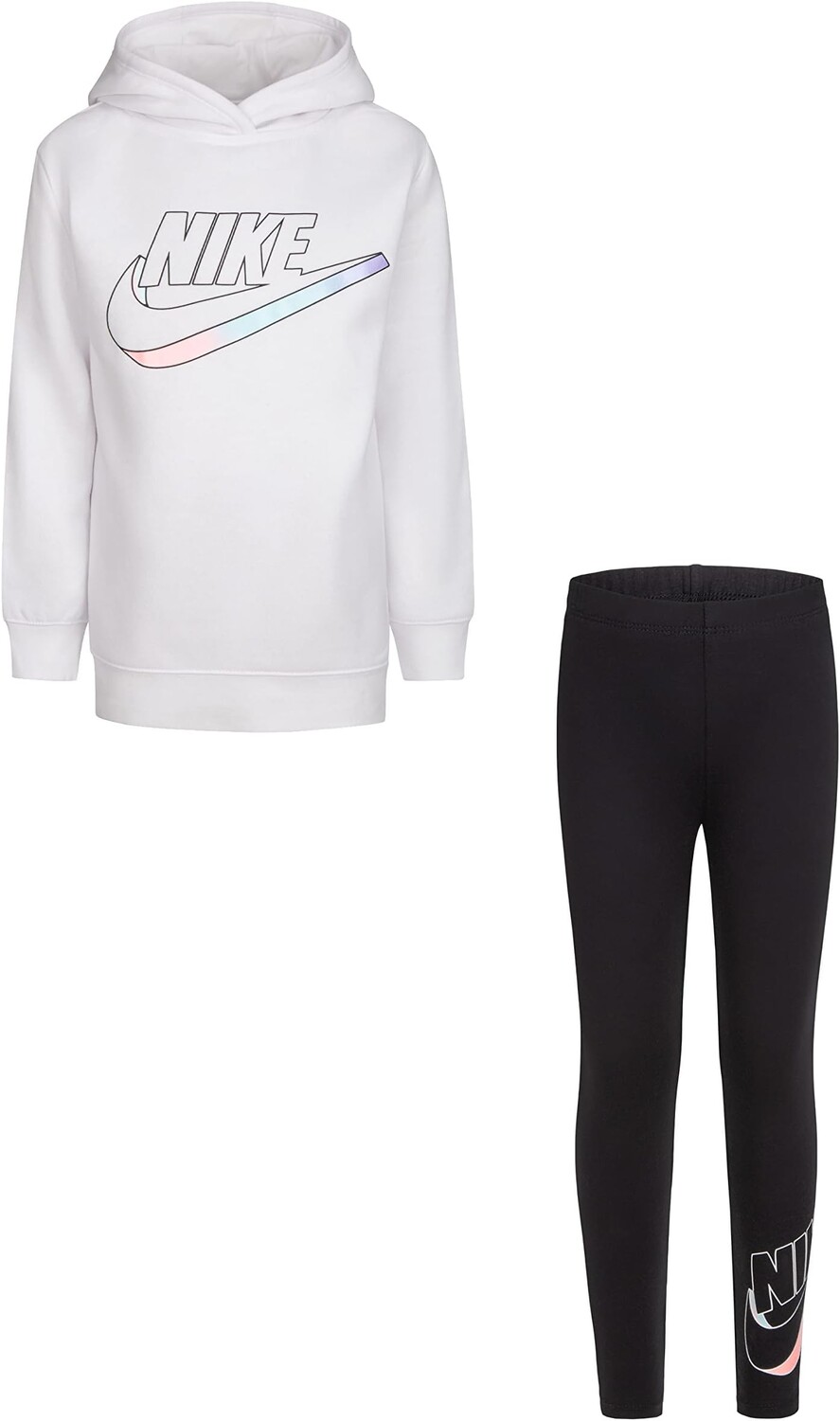 

Детский набор Nike Mini Me Pullover Leggings Set, черный