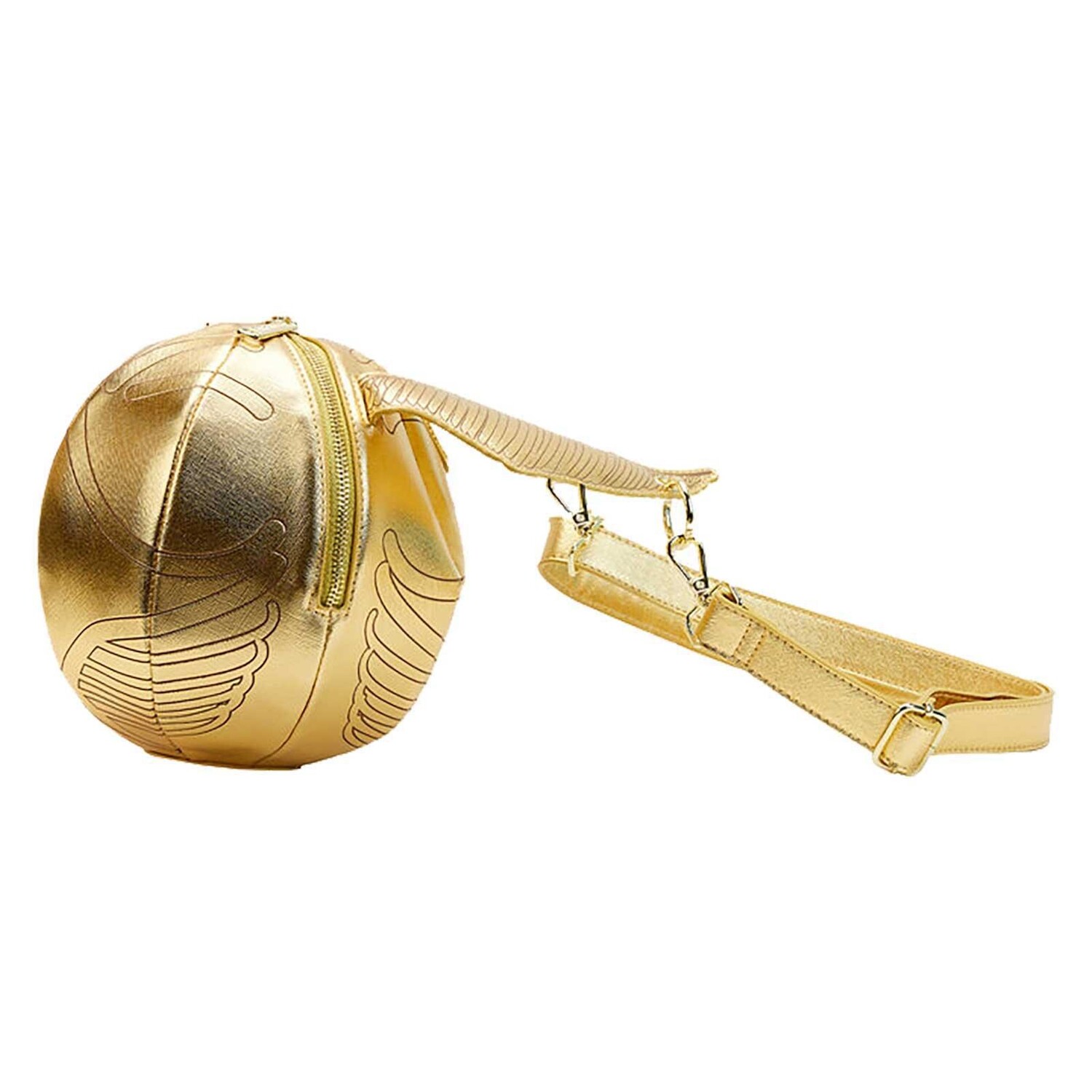 

Сумка через плечо Harry Potter Golden Snitch Loungefly, золото