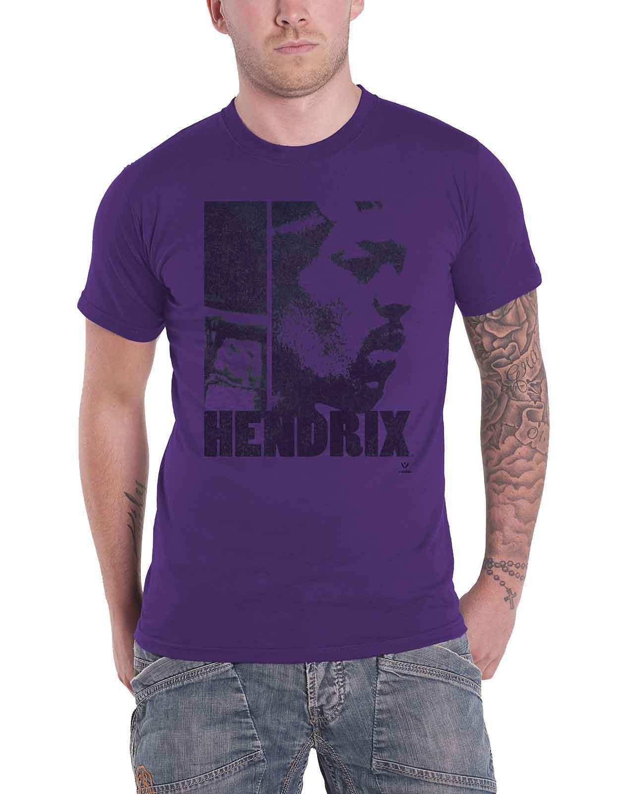 Футболка «Позволь мне умереть» Jimi Hendrix, фиолетовый темно фиолетовая мужская черная футболка с графическим рисунком футболка с фанатом рок группы размер s 3xl модная футболка топ футболка